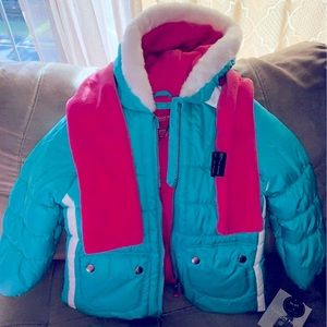Girls London Fog winter jacket size 5/6